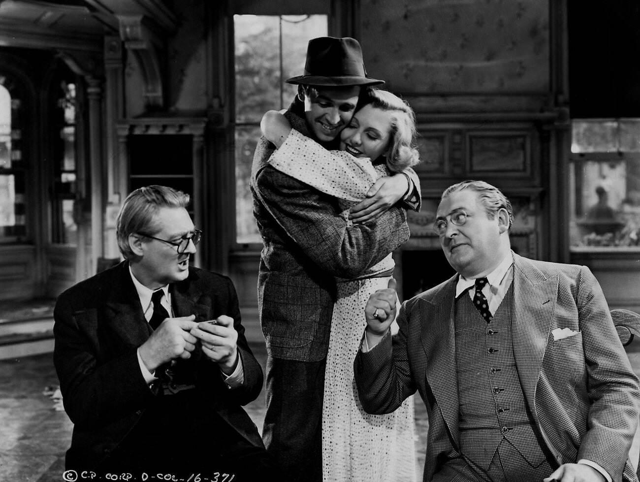 James Stewart And Jean Arthur In &Amp;Quot;You Can'T Take It With You&Amp;Quot;, 1938.