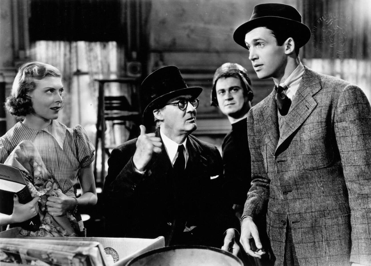 Jean Arthur And James Stewart In &Amp;Quot;You Can'T Take It With You&Amp;Quot;, 1938.