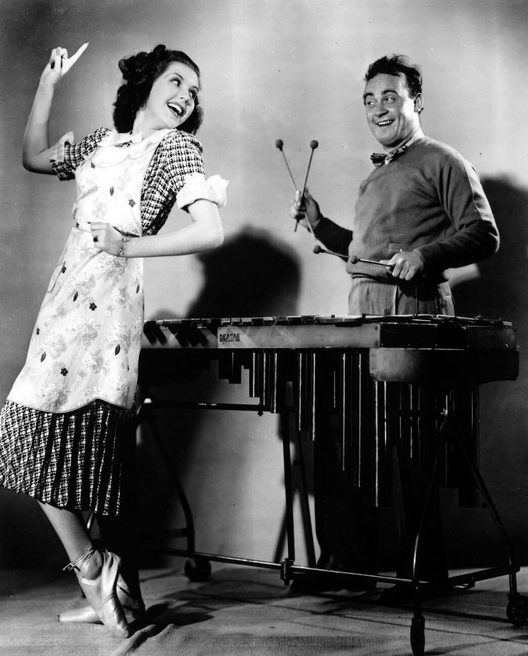 Ann Miller And Dub Taylor In &Amp;Quot;You Can'T Take It With You&Amp;Quot;, 1938.