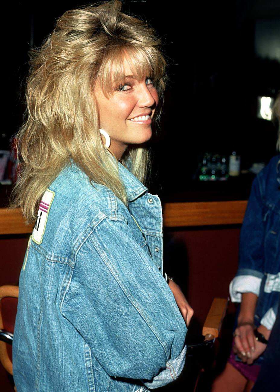 Heather Locklear At The Academy Of Country Music Rehearsals, 1996.