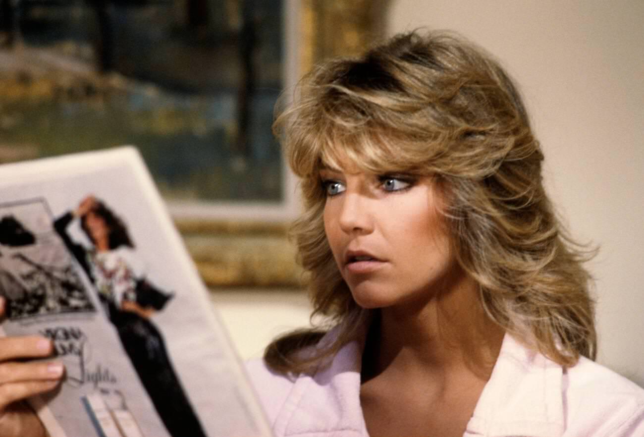 Heather Locklear In Dynasty Tv Series.