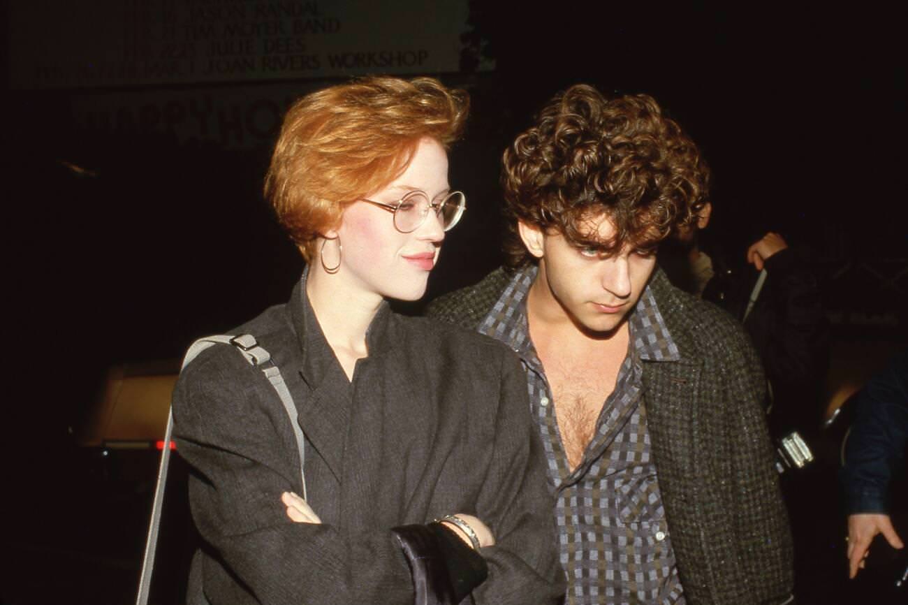 Molly Ringwald And Dweezil Zappa, 1980S.