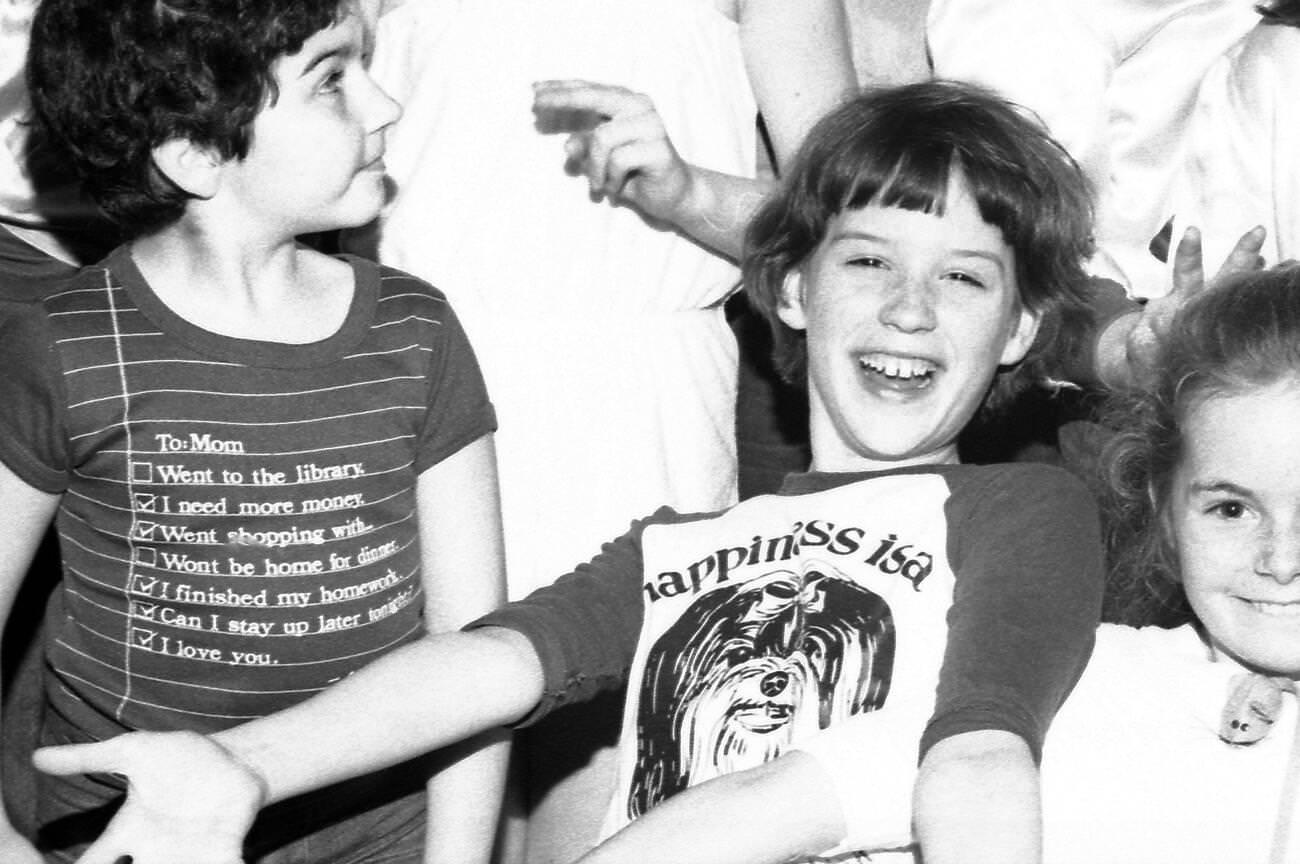 Molly Ringwald Celebrating The First Year Anniversary Of Annie, 1979.