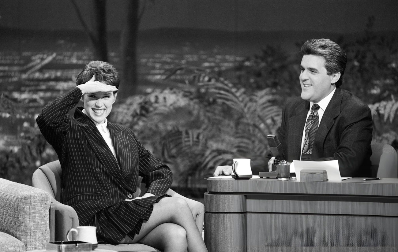 Molly Ringwald On The Tonight Show Starring Johnny Carson, 1990.