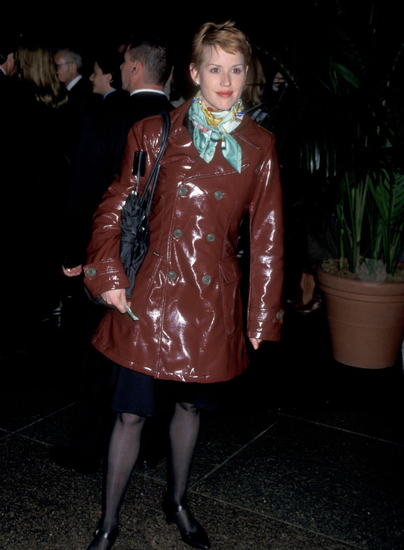 Molly Ringwald At The Screening Of Hbo'S Original Movie 'The Late Shift', 1990S.