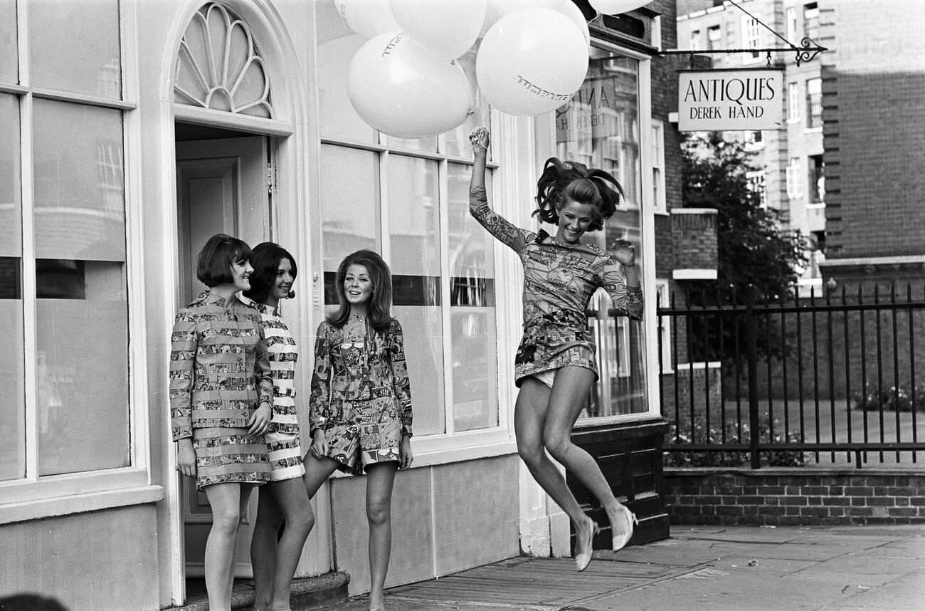 Charlotte Rampling Opens The &Amp;Quot;Jump Ahead&Amp;Quot; Boutique, 1967.