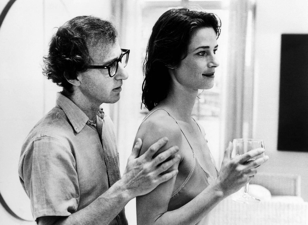 Charlotte Rampling And Woody Allen In &Amp;Quot;Stardust Memories&Amp;Quot;, 1980.