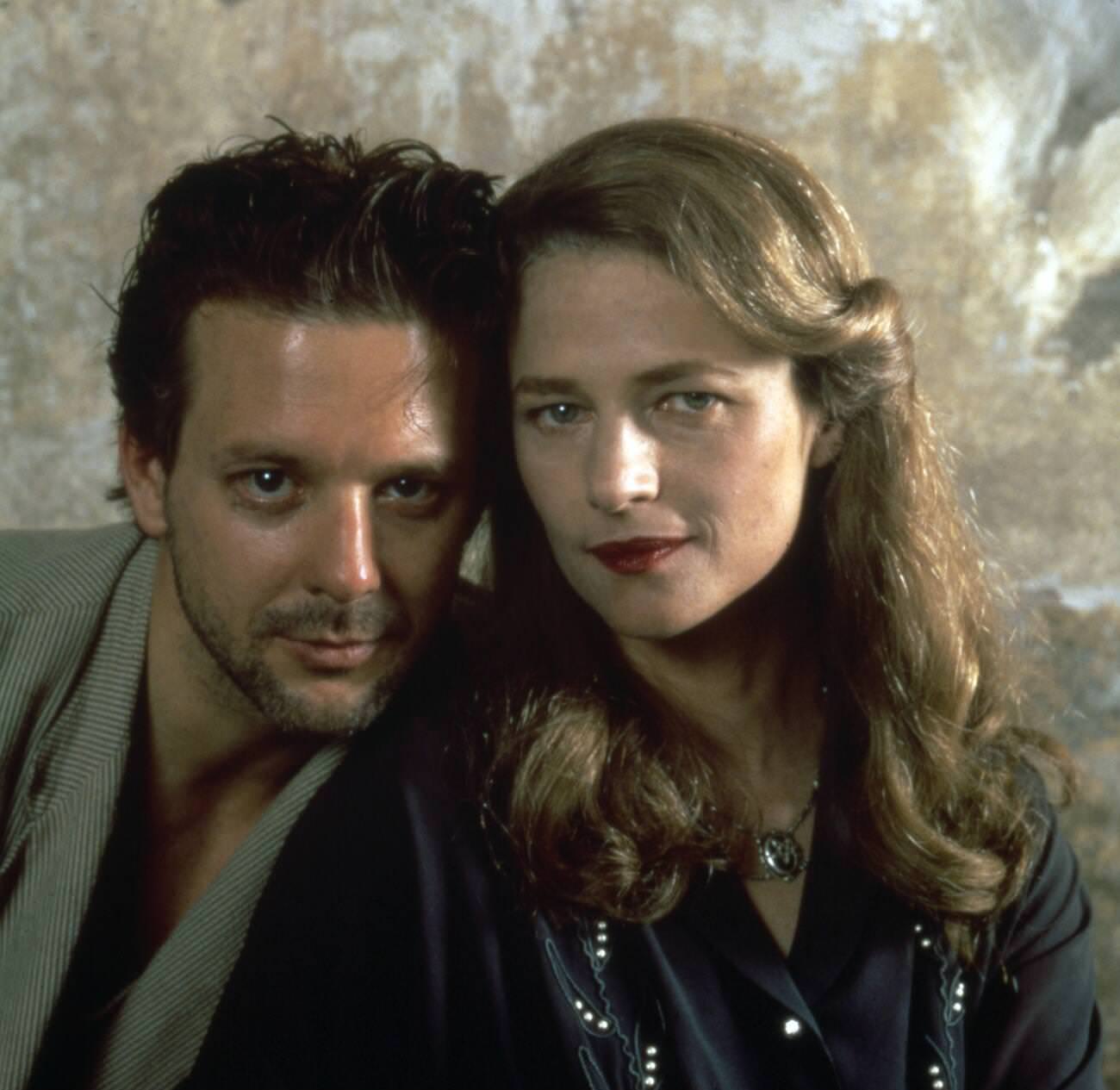 Charlotte Rampling And Mickey Rourke In &Amp;Quot;Angel Heart&Amp;Quot;, Directed By Alan Parker, 1987.