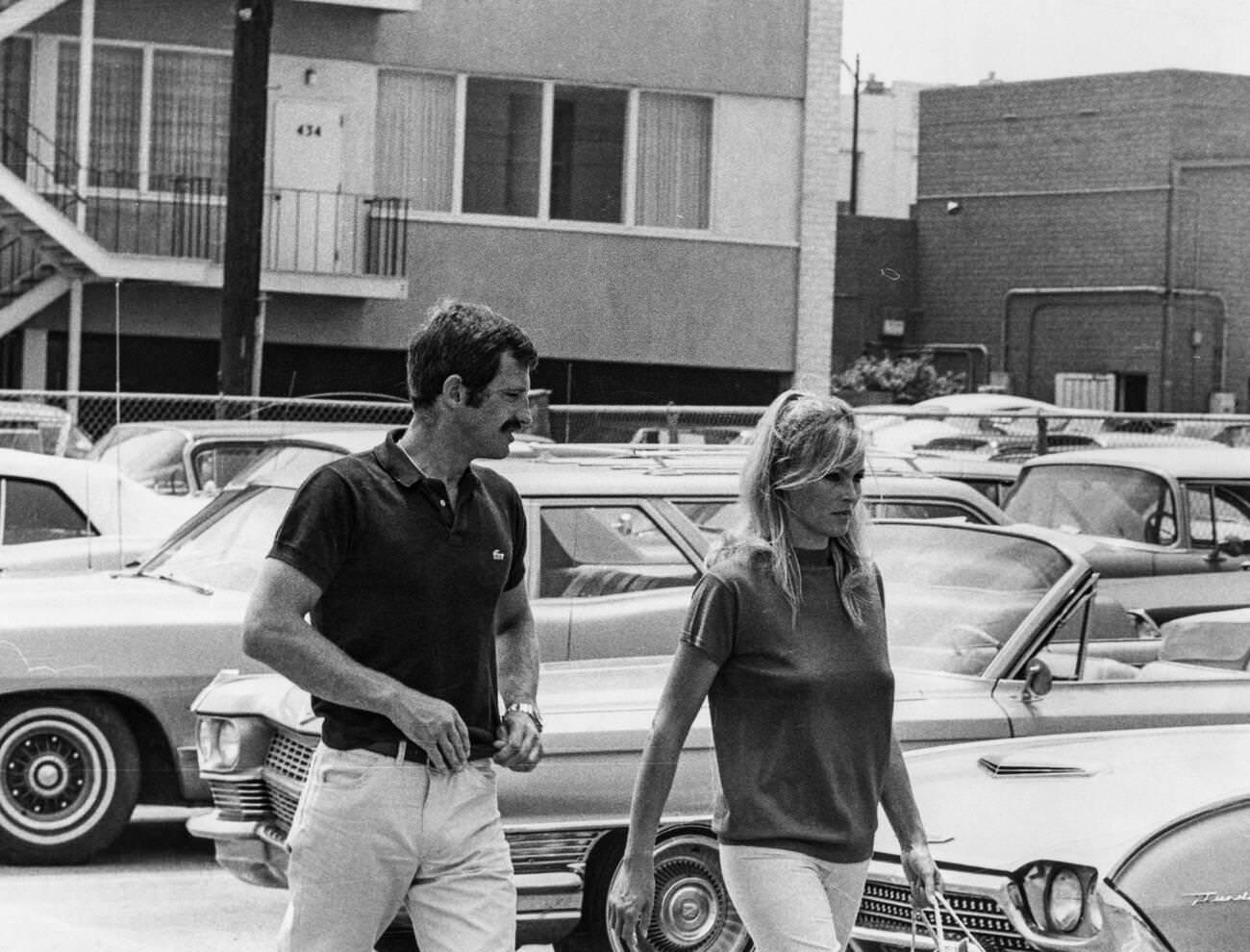 Jean-Paul Belmondo And Ursula Andress, 1960S.