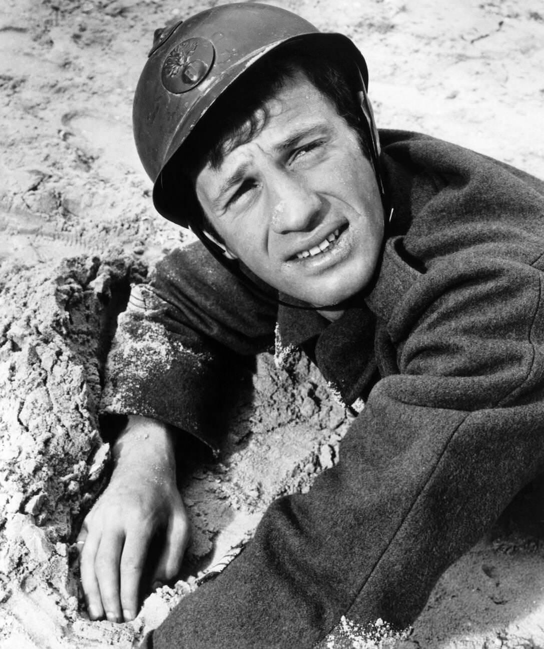 Jean-Paul Belmondo In 'Week-End À Zuydcoote', 1960S.