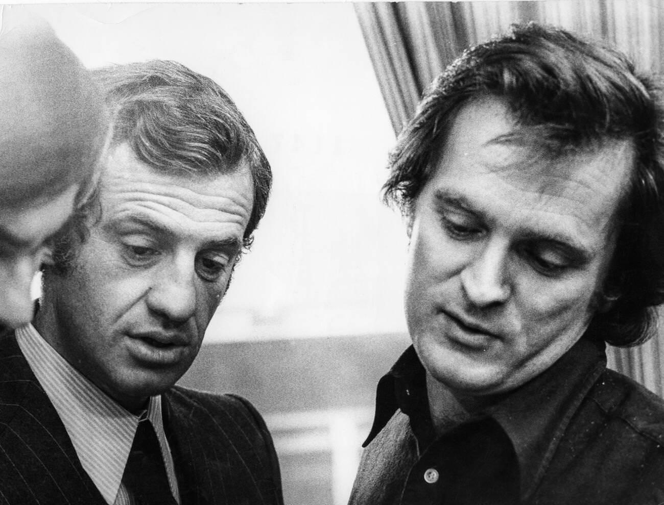 Jean-Paul Belmondo And Philippe Labro, 1960S.