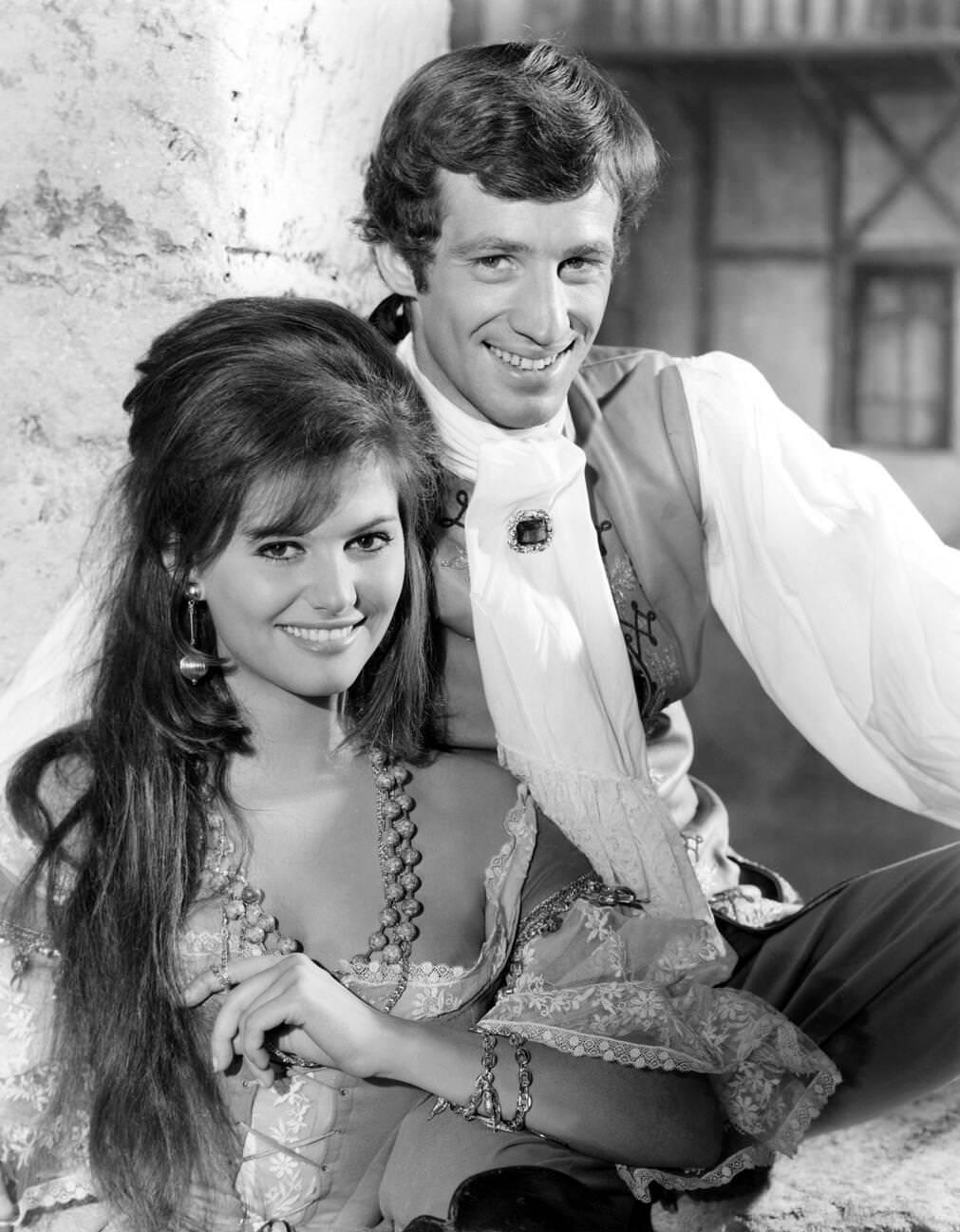 Claudia Cardinale And Jean-Paul Belmondo In 'Cartouche', 1962.