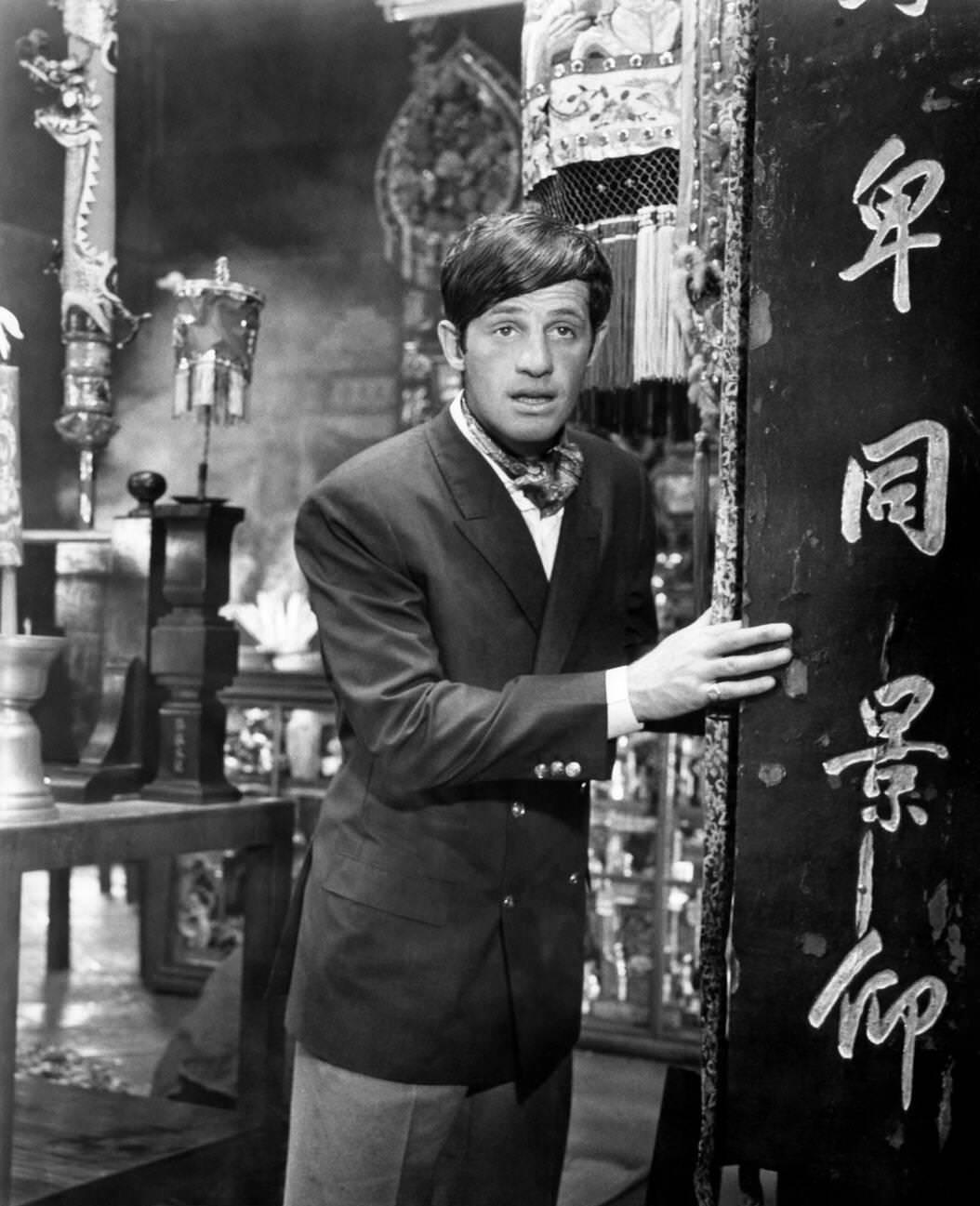 Jean-Paul Belmondo In 'Les Tribulations D'Un Chinois En Chine', Directed By Philippe De Broca, 1965.