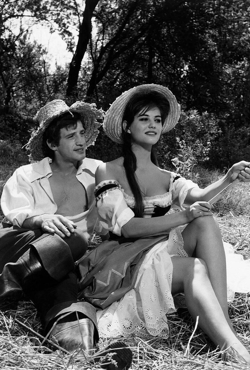Jean-Paul Belmondo And Claudia Cardinale In 'Cartouche', 1962.