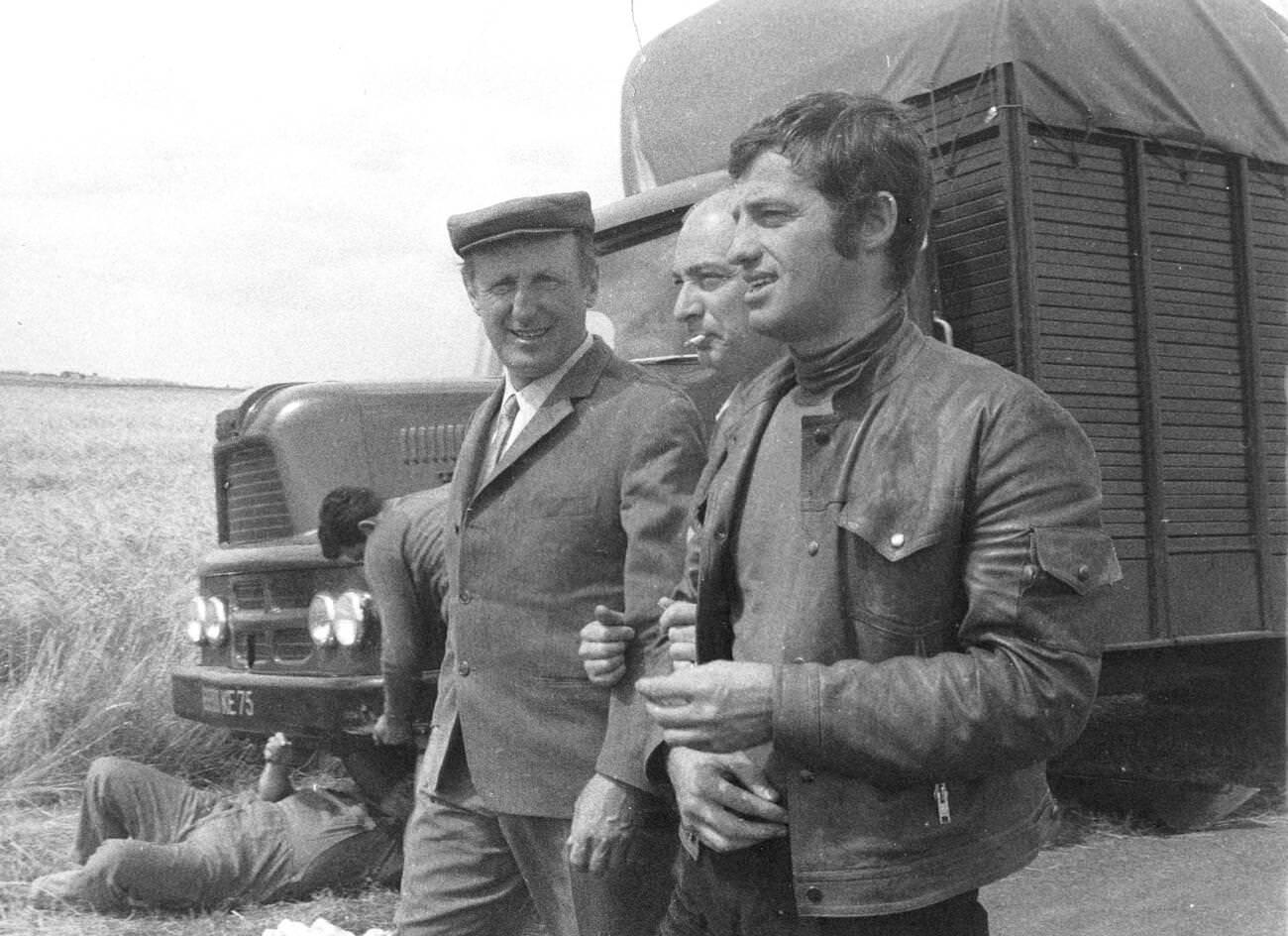 Jean-Paul Belmondo In 'Le Cerveau', Directed By Gérard Oury, 1969.