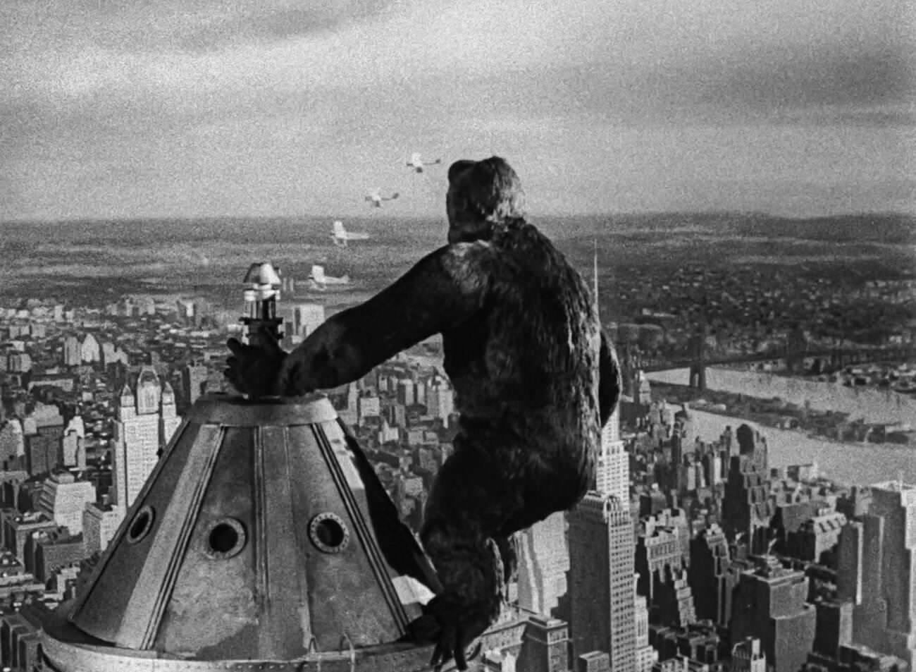A Scene From The Film King Kong, 1933.