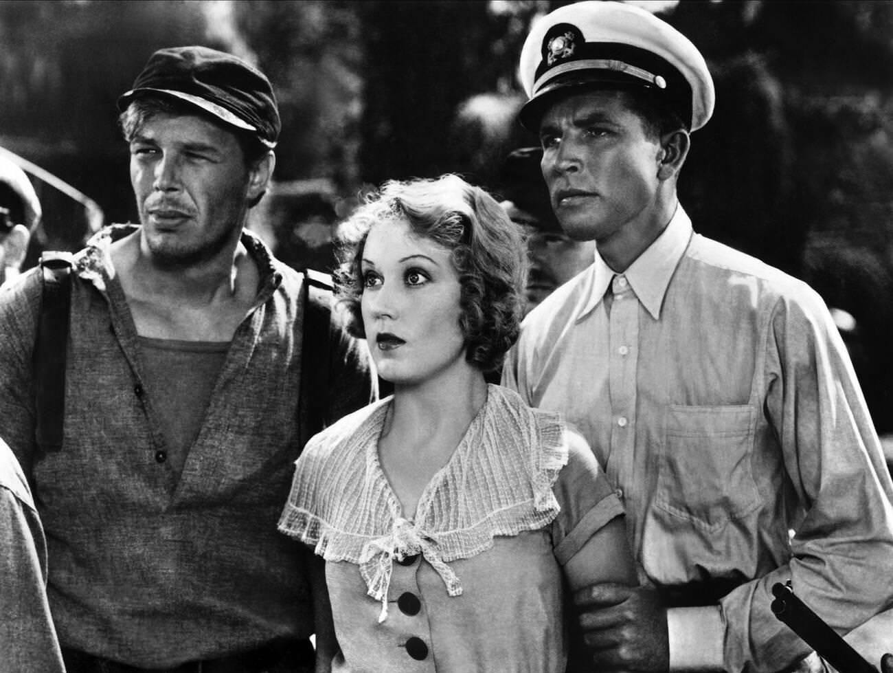 Bruce Cabot, Fay Wray, Robert Armstrong, King Kong, 1933.