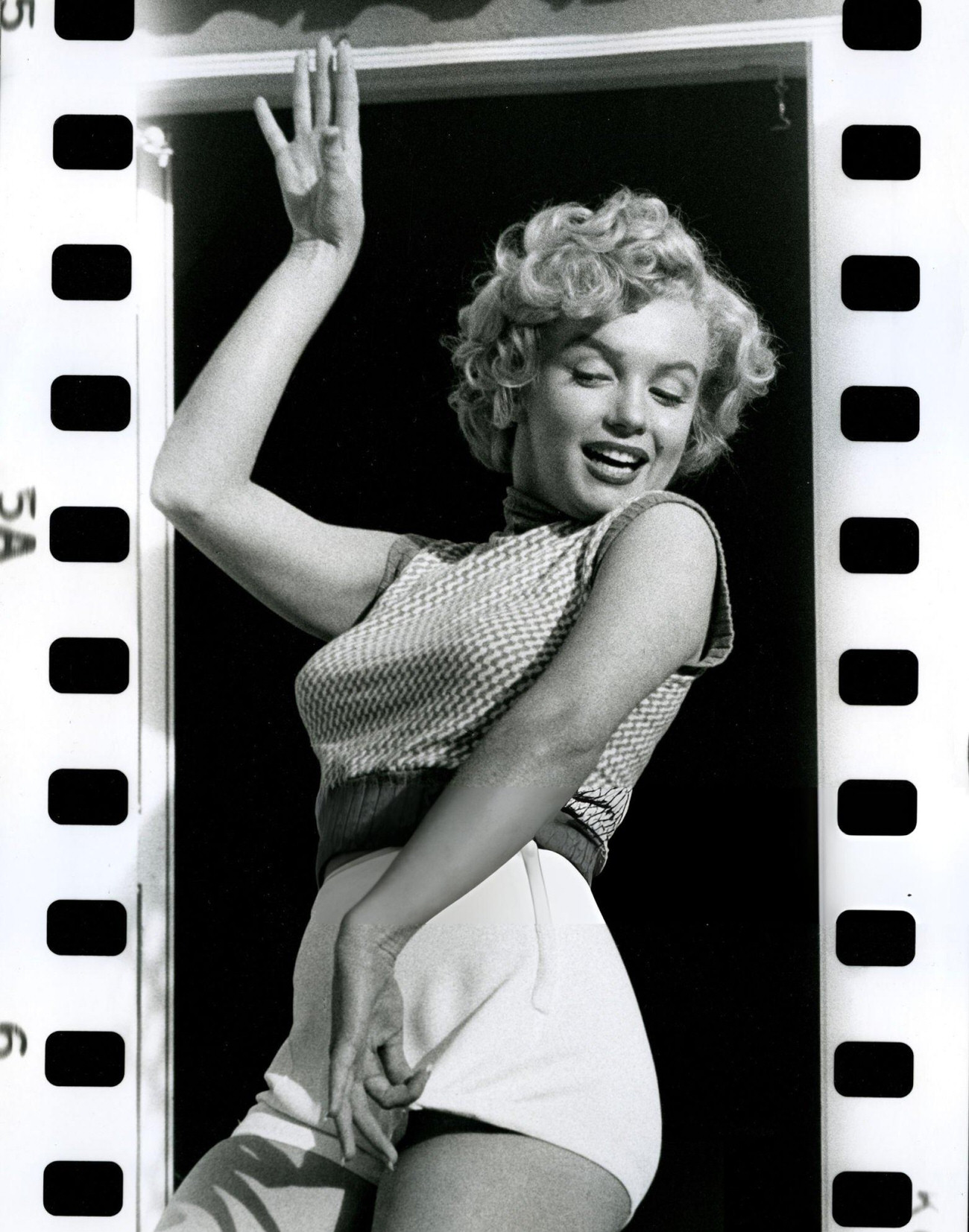 Marilyn Monroe Posing At The Hotel Bel-Air, 1953.