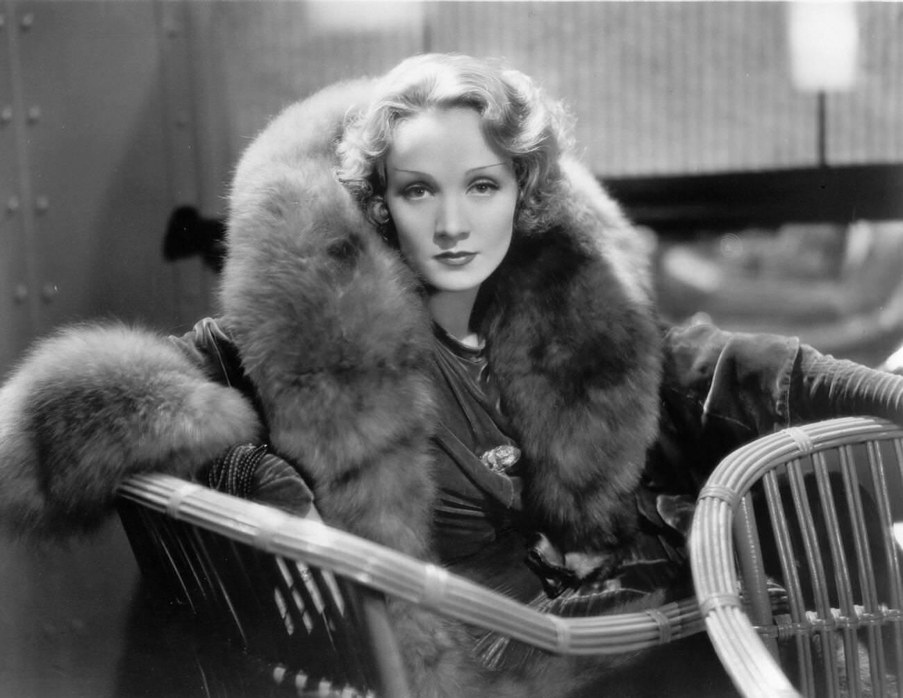 Marlene Dietrich In ‘Shanghai Express’, 1932.
