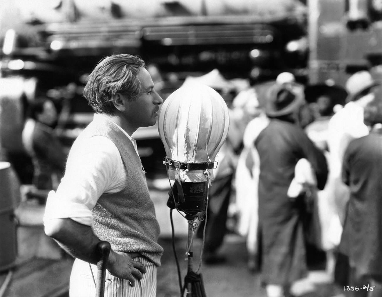 Josef Von Sternberg Directing ‘Shanghai Express’, 1932.