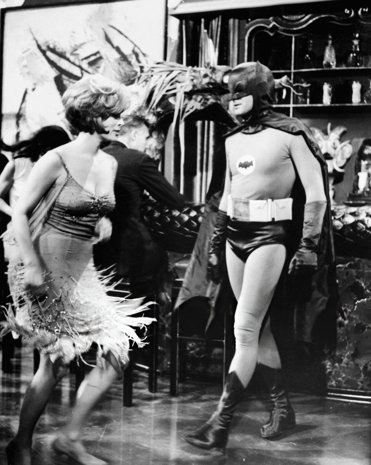 Jill St. John And Adam West In Batman, 1966.