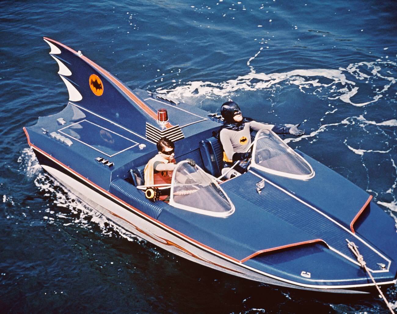 Adam West And Burt Ward As Batman And Robin, 1960S.