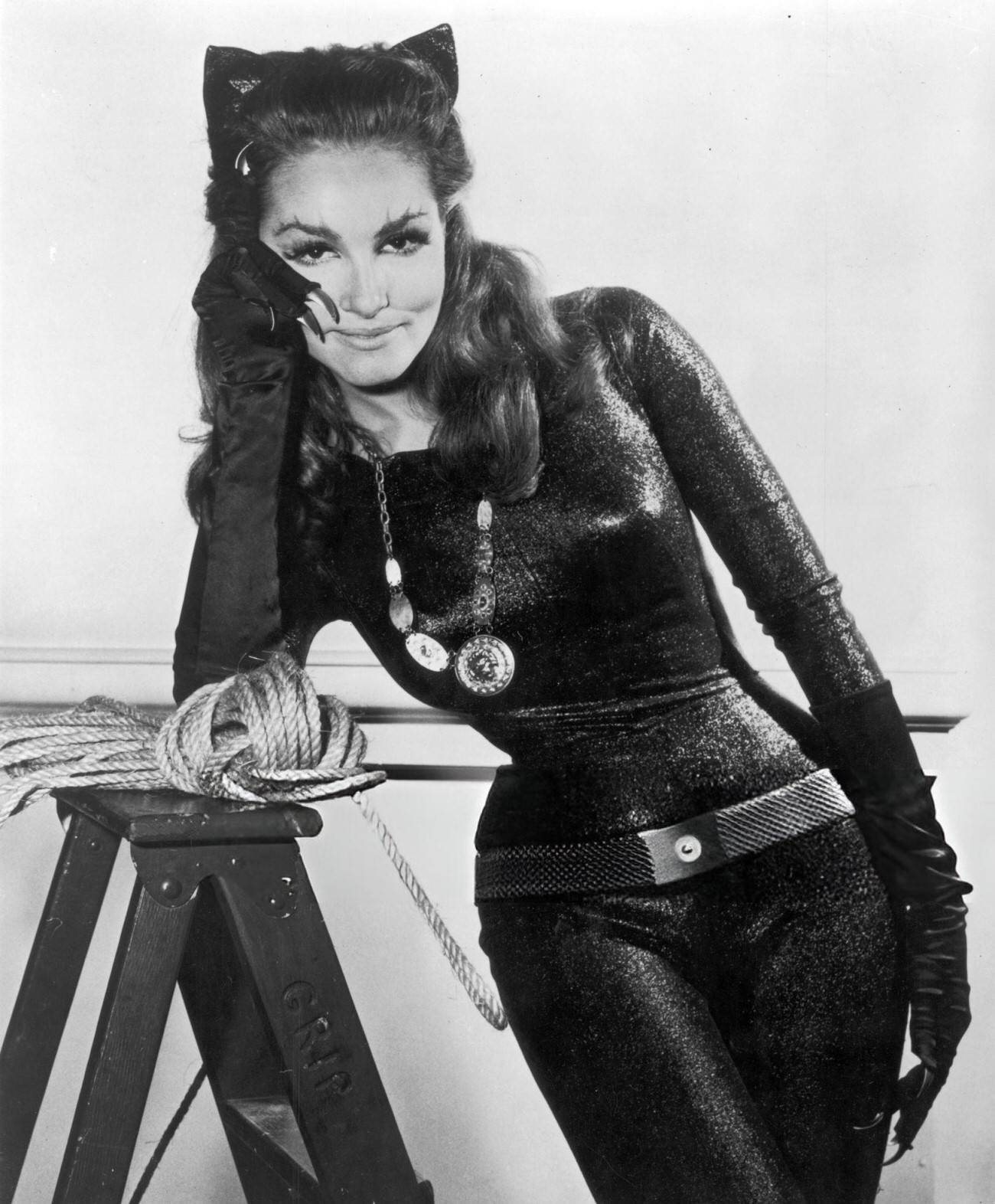 Julie Newmar In Costume As Catwoman, 1966.