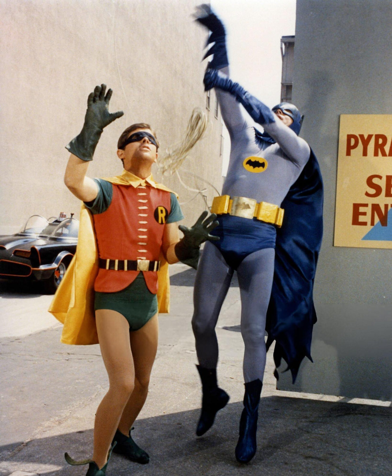 Burt Ward And Adam West As Batman And Robin, 1966.