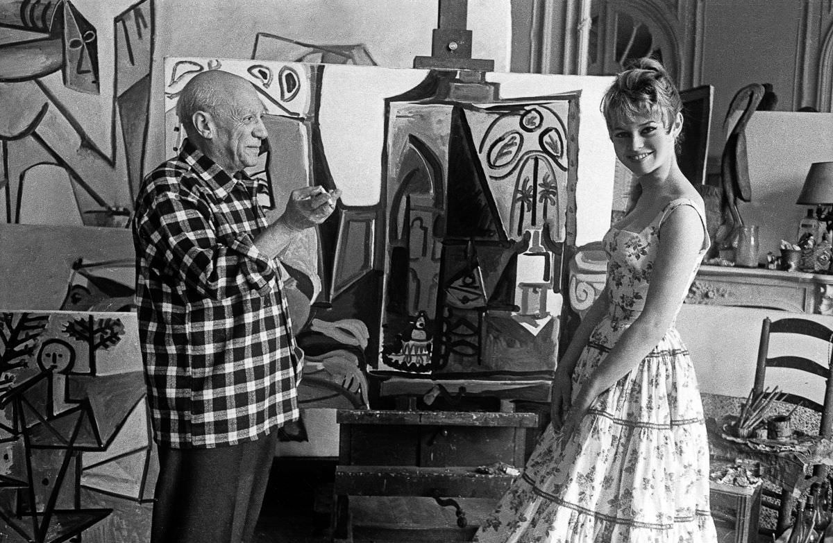 When Brigitte Bardot Met Pablo Picasso: An Encounter Of Two Icons In 1956