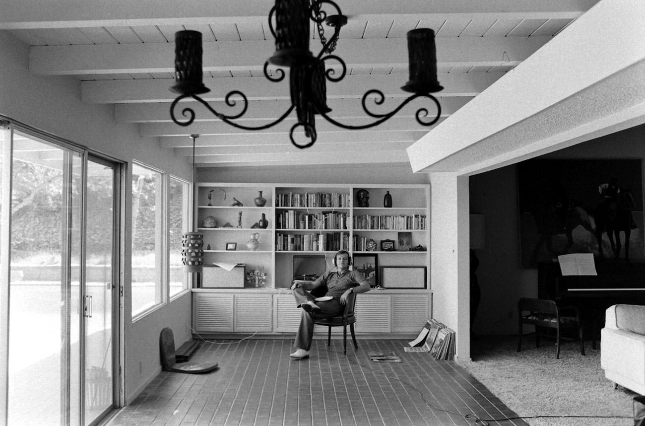 Jack Nicholson At Home, 1969.