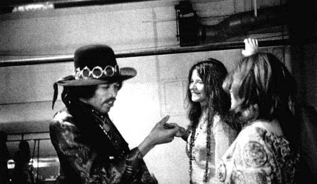 With Janis Joplin