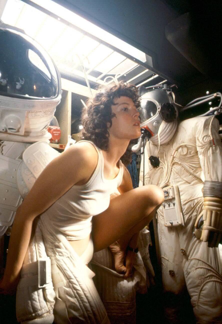 Sigourney Weaver Stars In Ridley Scott'S 'Alien', 1979.