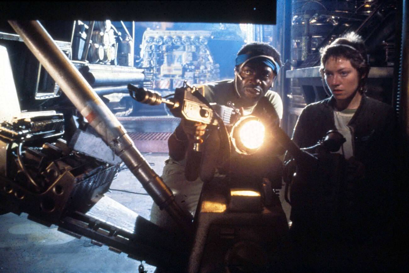 Yaphet Kotto And Veronica Cartwright In 'Alien', 1979.