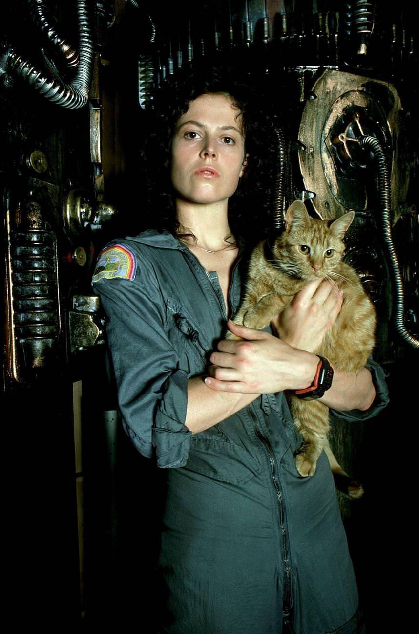 Sigourney Weaver In 'Alien', 1979.