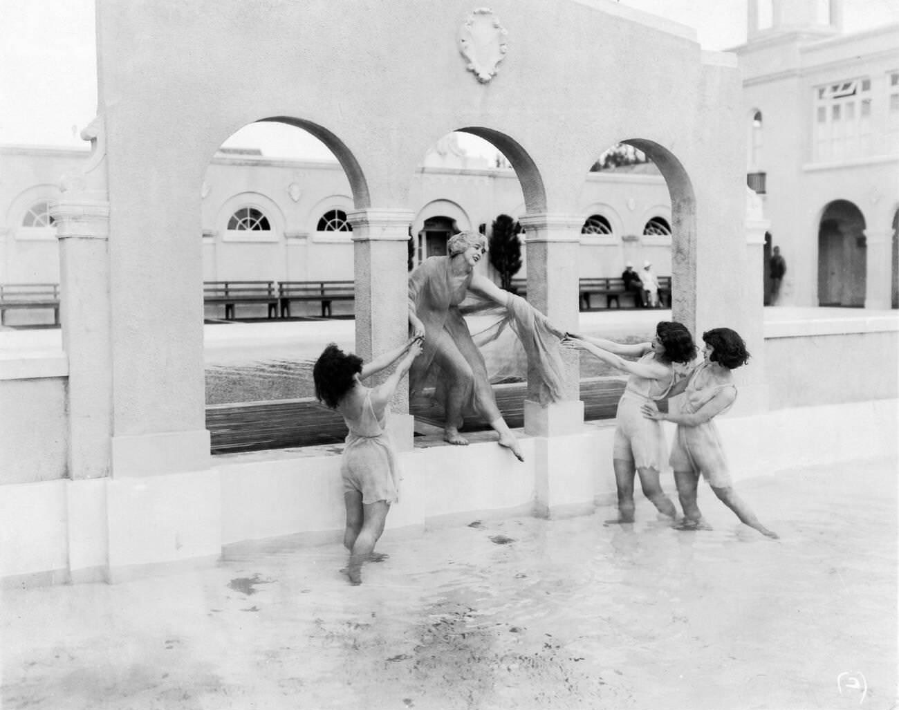 Ruth St. Denis And Denishawn Dancers, 1920S.