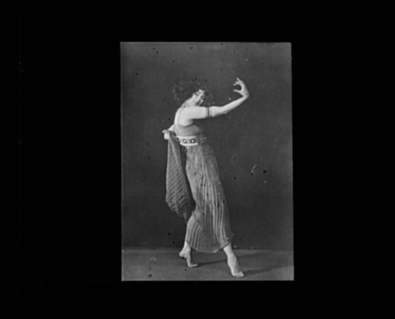 Ruth St. Denis Dancing. A Genthe Photograph, 1910S.