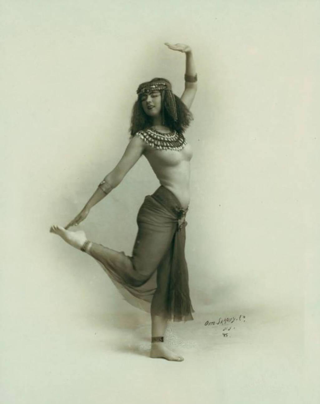 Ruth St. Denis In Egypt, 1910.