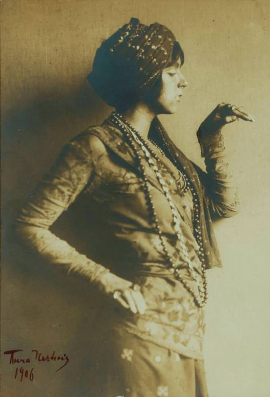 Ruth St. Denis In The Cobras, 1910S.