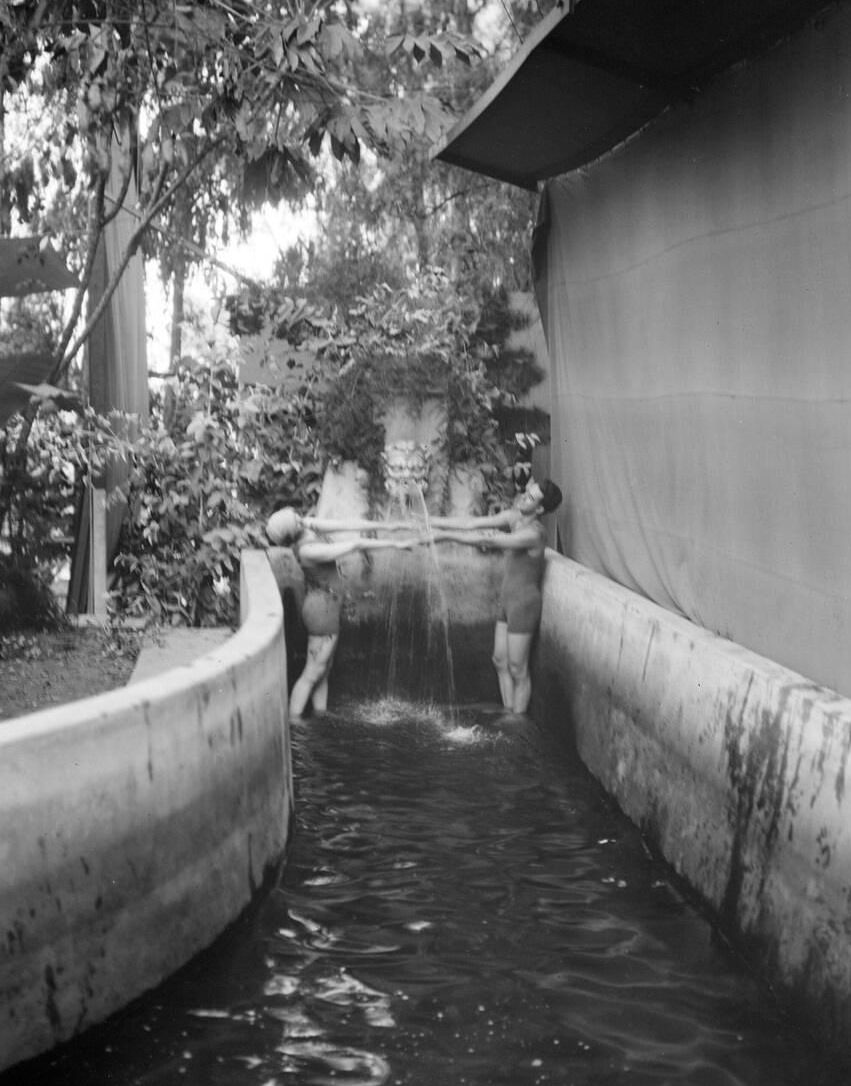 Ruth St. Denis Dancers. A Genthe Photograph, 1910S.