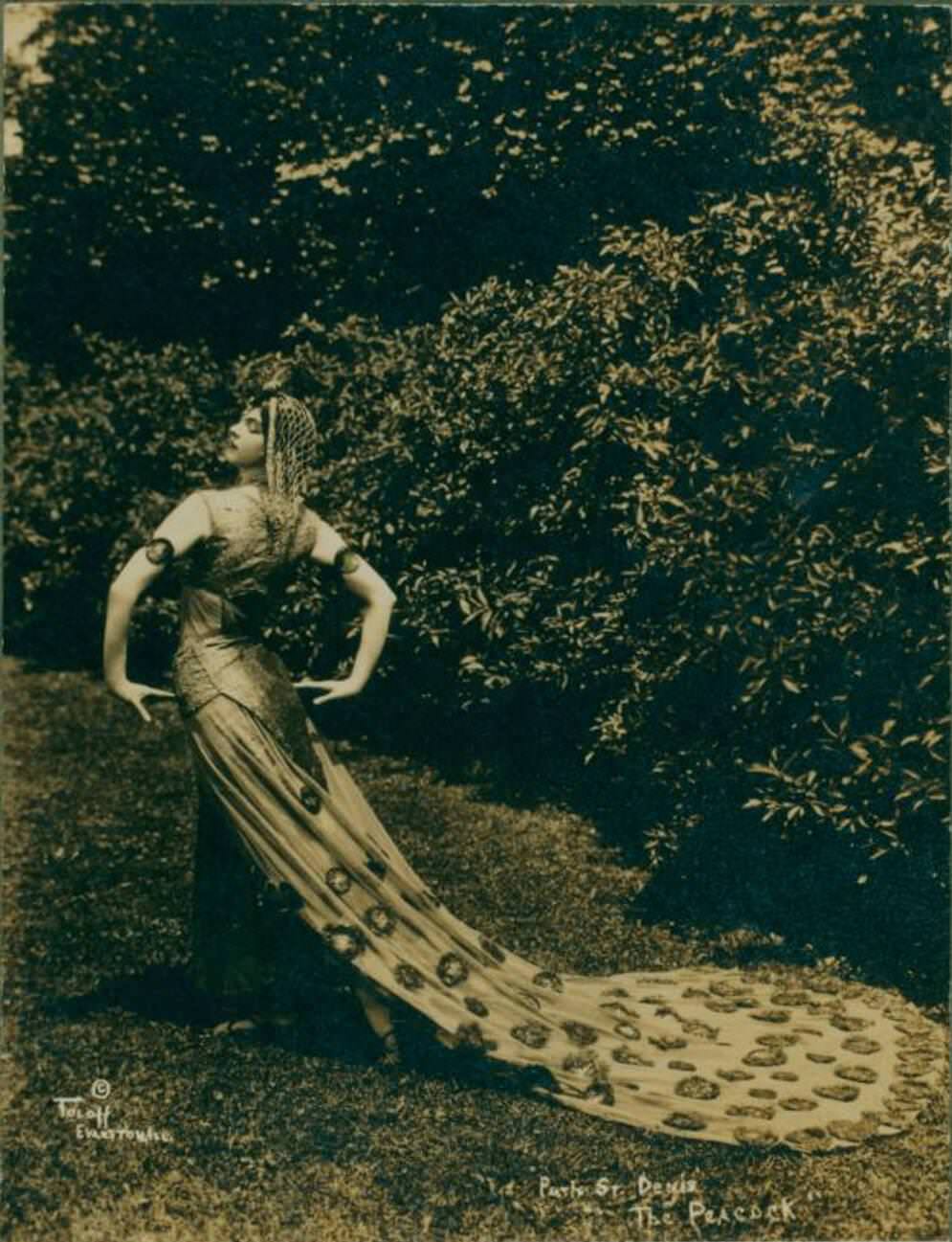 Ruth St. Denis In The Peacock, 1910S.