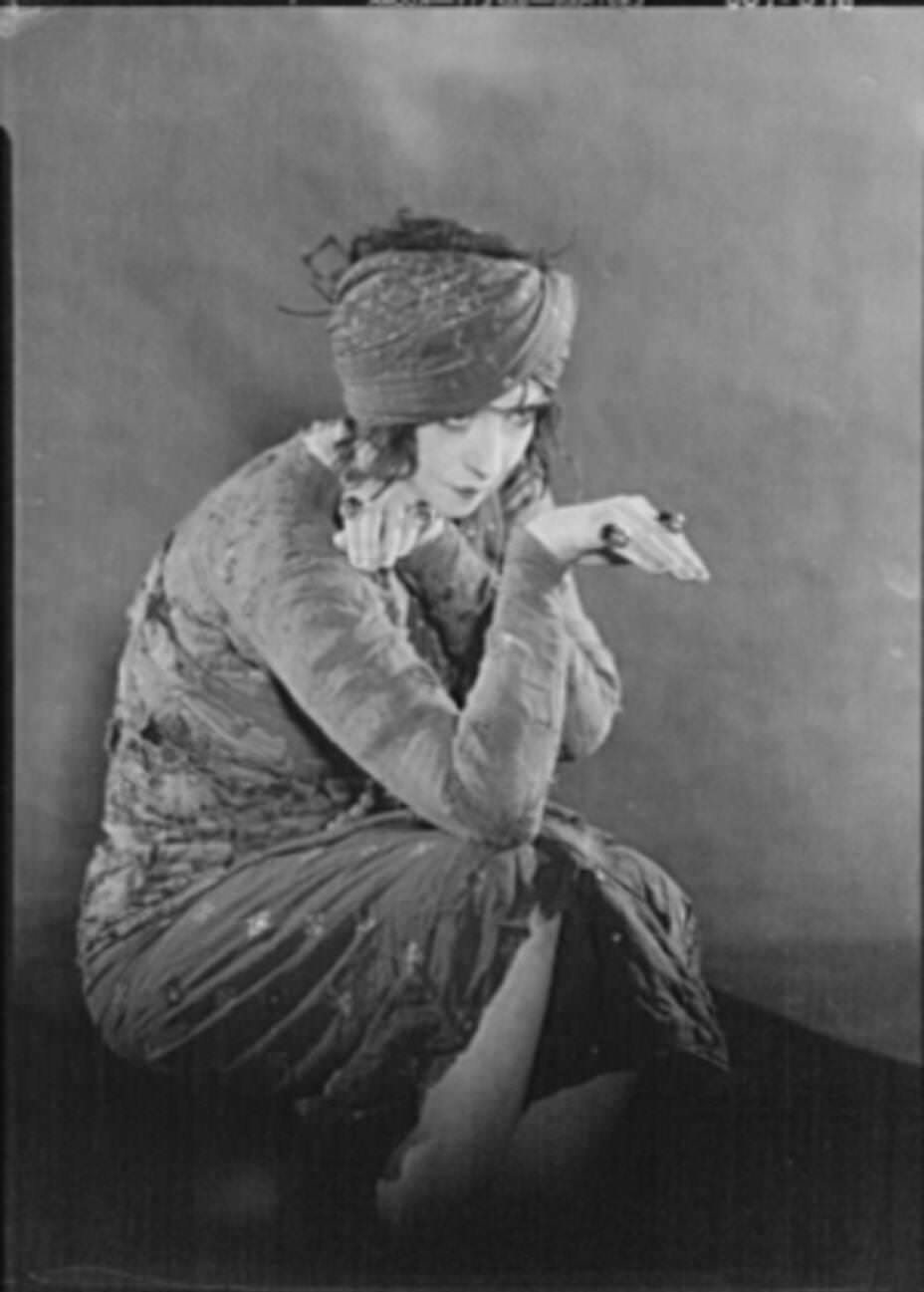 Ruth St. Denis, A Portrait Photograph. A Genthe Photograph, 1910S.