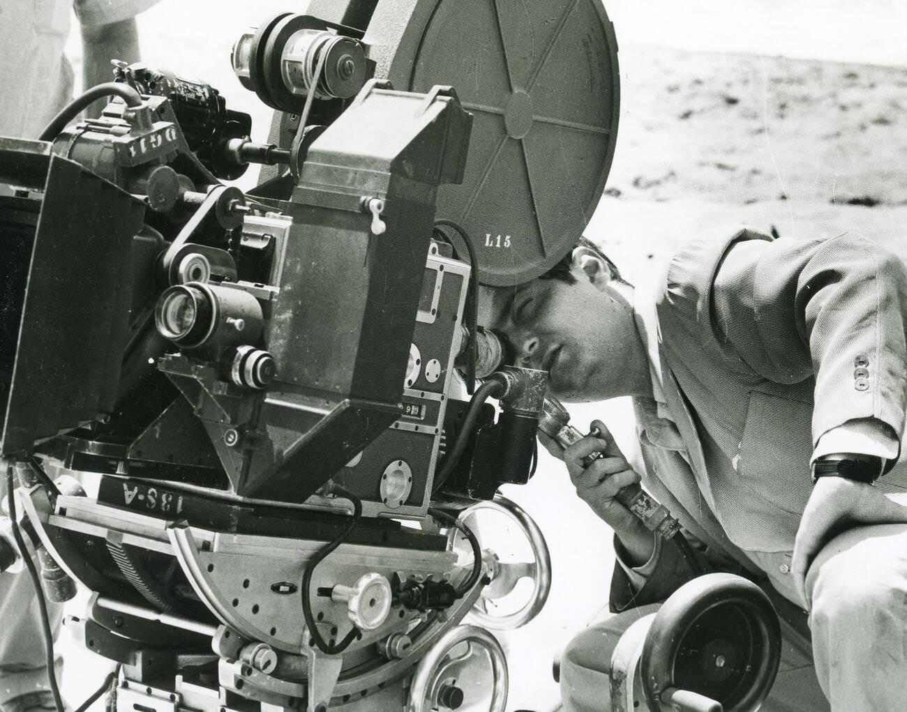 Stanley Kubrick In Spain During The Filming Of Spartacus, 1960.