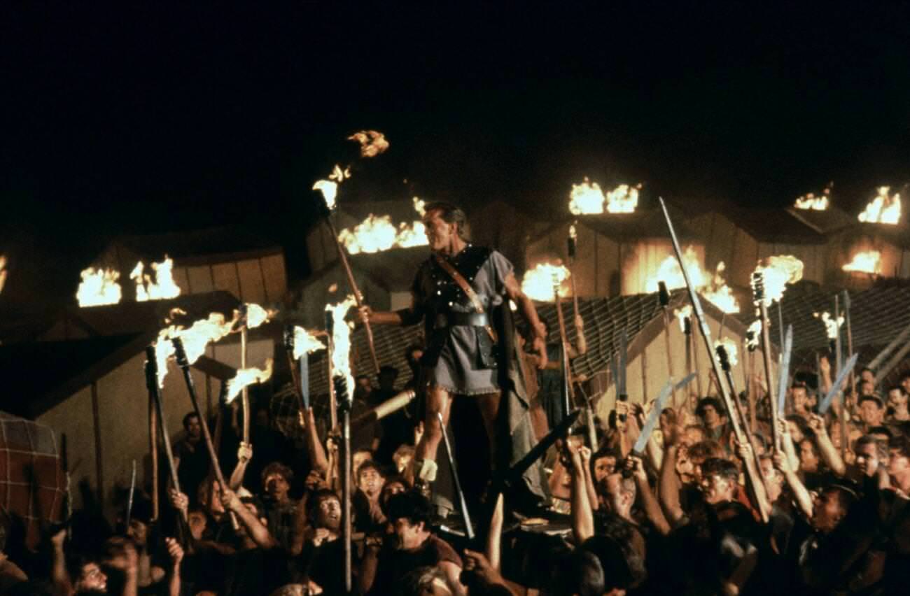 Kirk Douglas In Spartacus, 1960.