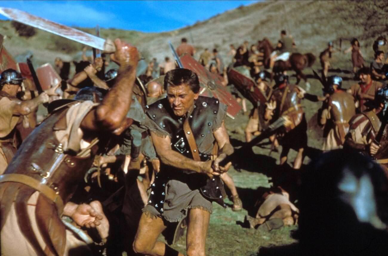 Kirk Douglas In Spartacus, 1960.