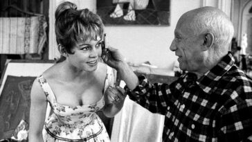 Brigitte Bardot Met Pablo Picasso