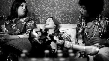 Jimi Hendrix With His Friends