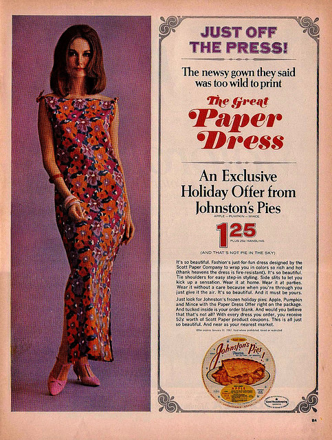 Disposable Chic: The Curious Case Of 1960S Paper Dresses
