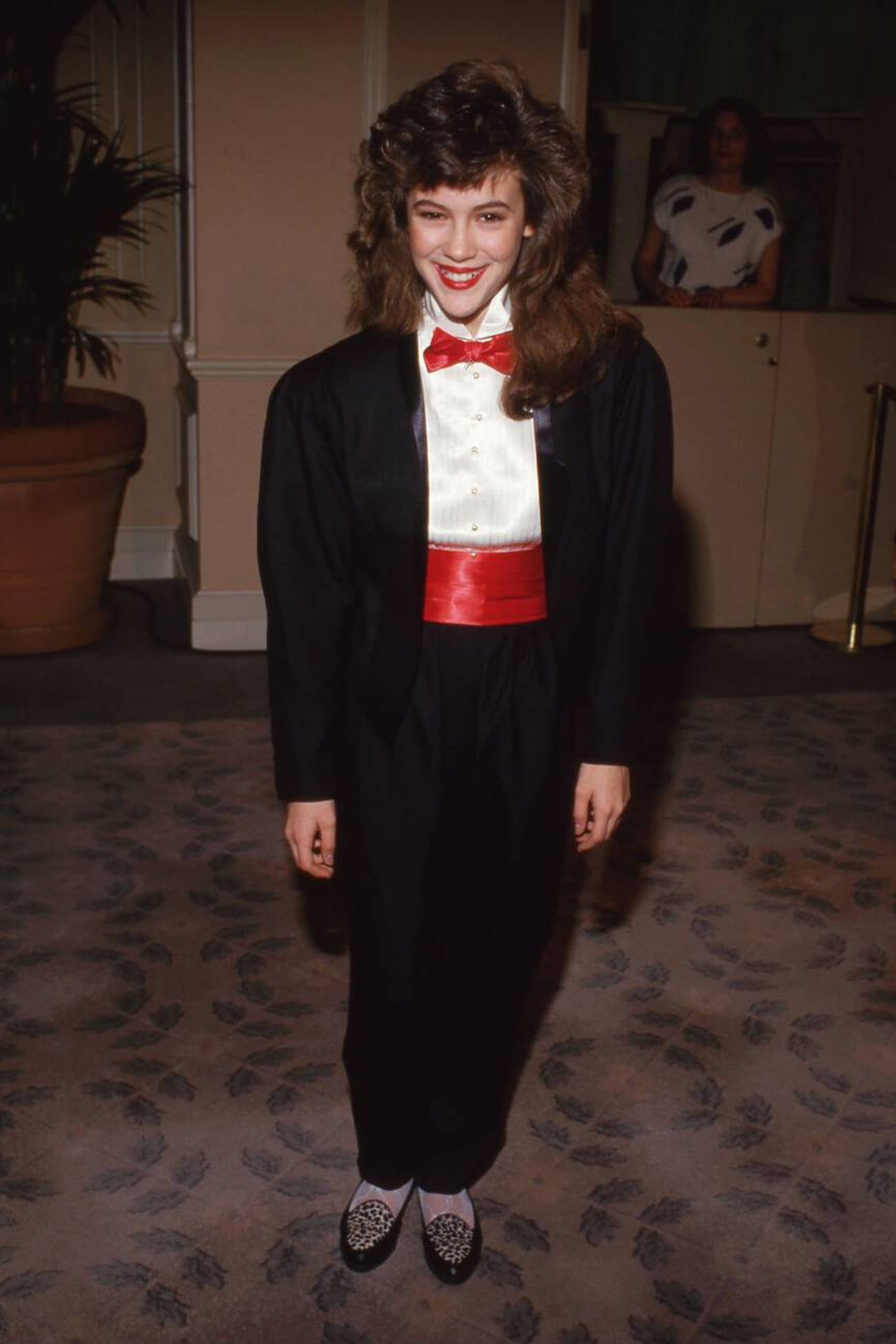 Alyssa Milano At The 44Th Annual Golden Globe Awards, 1987.