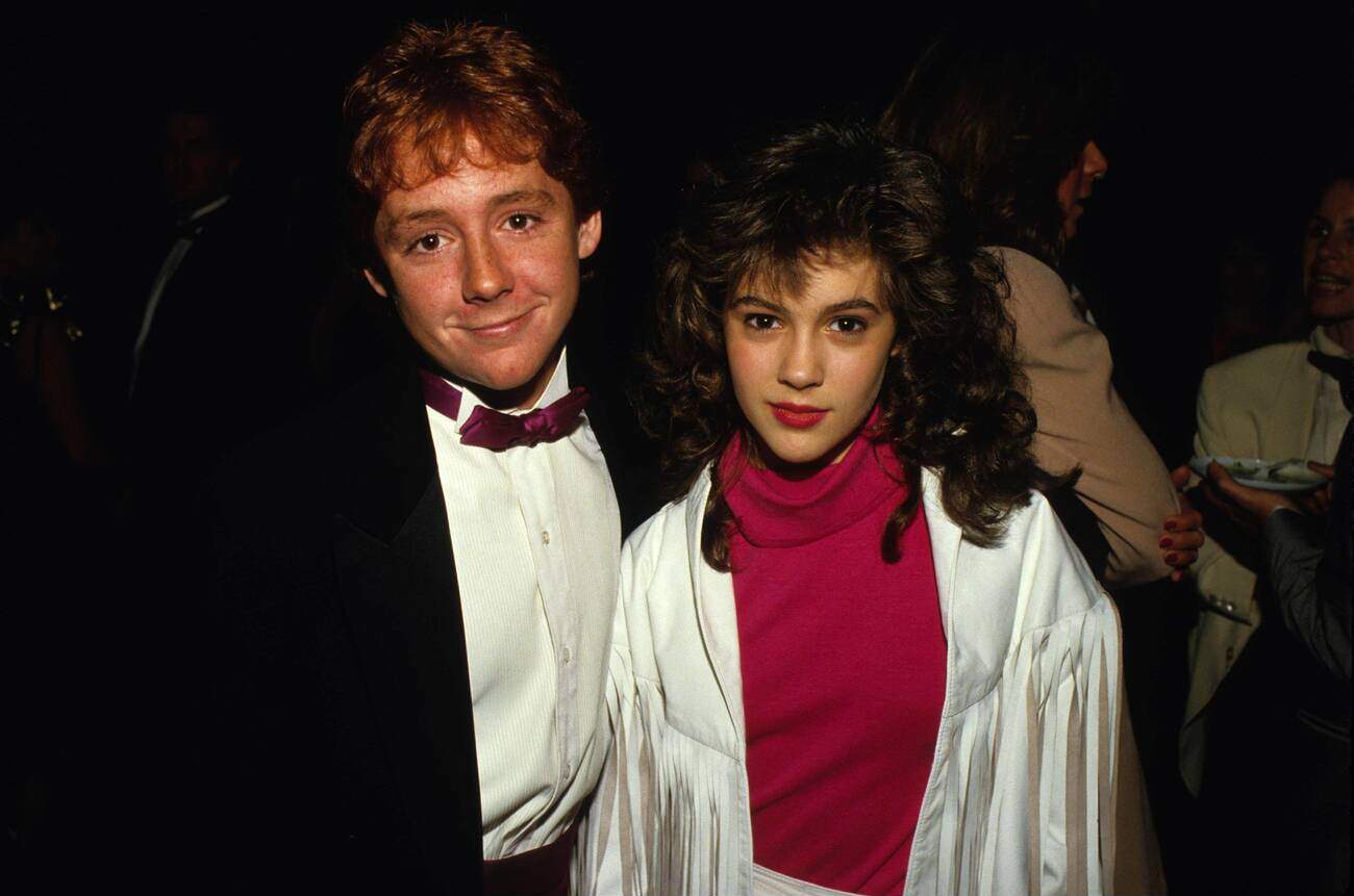 Alyssa Milano And Scott Grimes, 1987.