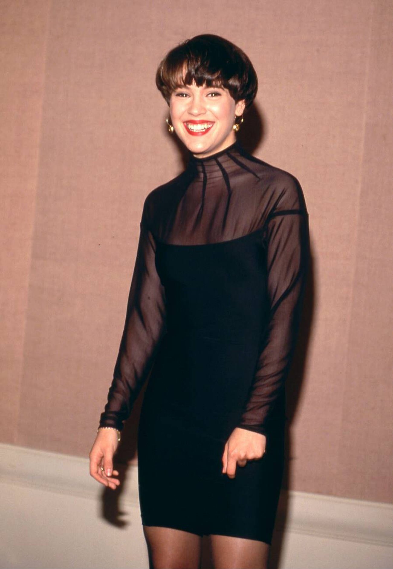 Alyssa Milano At The 48Th Annual Golden Globe Awards, 1991.